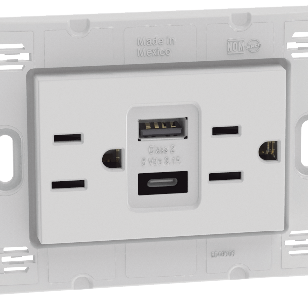 TOMACTE DOBLE USB 1550MA MATIX GO BLANCO BTICINO