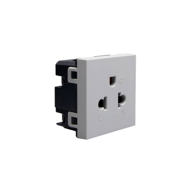 TOMACTE SENCILLO C/T 120V-EUR-AME- MATIX GO GRIS BTICINO