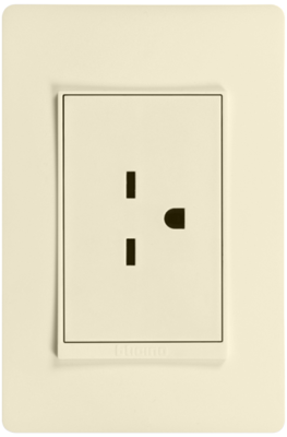 TOMACTE SENCILLO C/TIERRA 220V T/TANDEM LUZICA MARFIL BTICINO