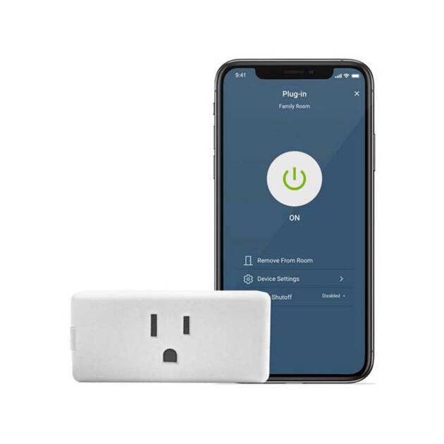 TOMACTE SENCILLO C/TIERRA 3/4HP 120V WI-FI ENCHUFABLE DECORA SMART BLANCO LEVITON