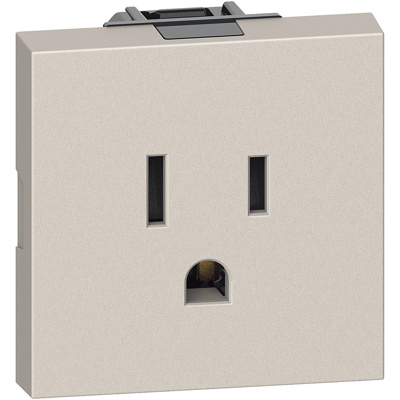 TOMACTE SENCILLO C/TIERRA TR 120V 2M ARENA LIVING NOW BTICINO